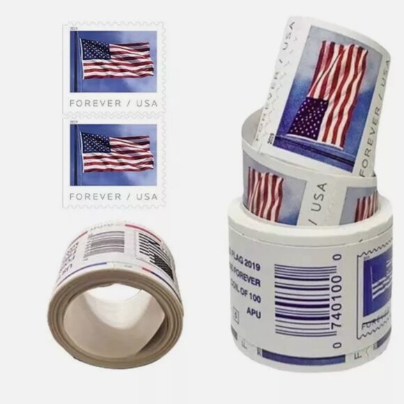10 Rolls of 100 2019 USPS Forever Stamps Postage - 1000 Total - Picture 2 of 5